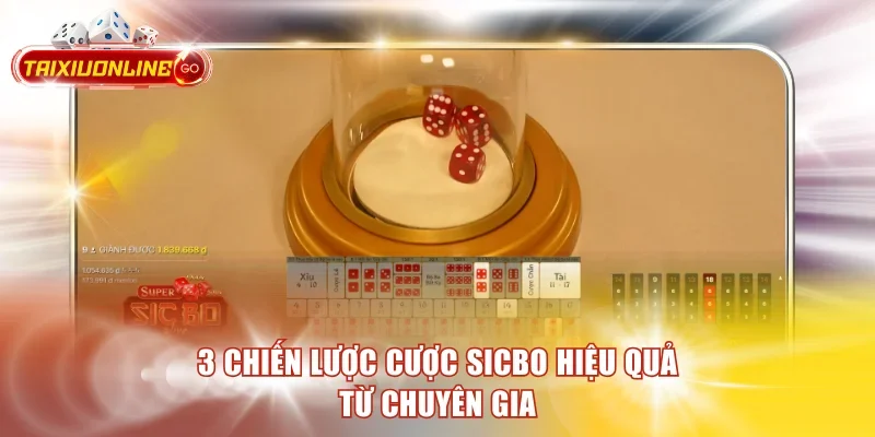 Tài Xỉu 3D - Top 1 Game Online Ăn Tiền Thật Đáng Trải Nghiệm 3 chiến lược cược Sicbo hiệu quả từ chuyên gia