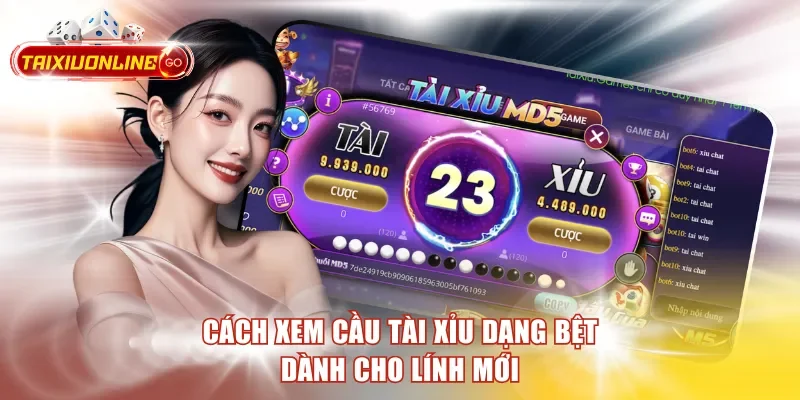 Cách xem cầu tài xỉu dạng bệt dành cho lính mới
